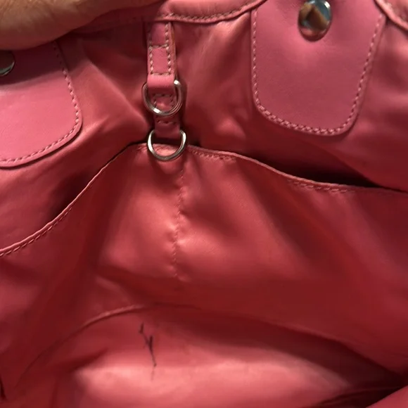 **SOLD ON MERCARI**RARE Coach Pink Daisy Applique Tote Bag - Picture 5 of 11